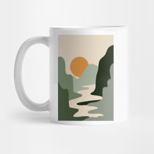 Abstract Sunset Painting 7.2 Mug